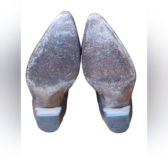 Vintage Stewart Boot Co 1977 Handmade Men’s  Cowboy *Beautiful Leather Size 8B - Picture 6 of 9